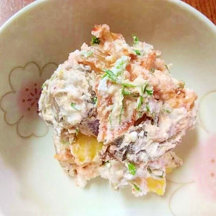 ●簡単♪ラム肉薩摩芋キムチ人参の葉チーズディップ●
